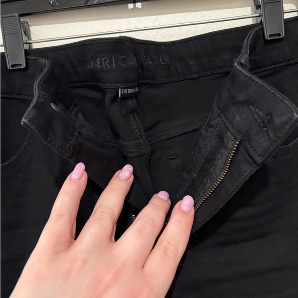 American Eagle Black Jeans size 10 regular - Picture 3 of 8